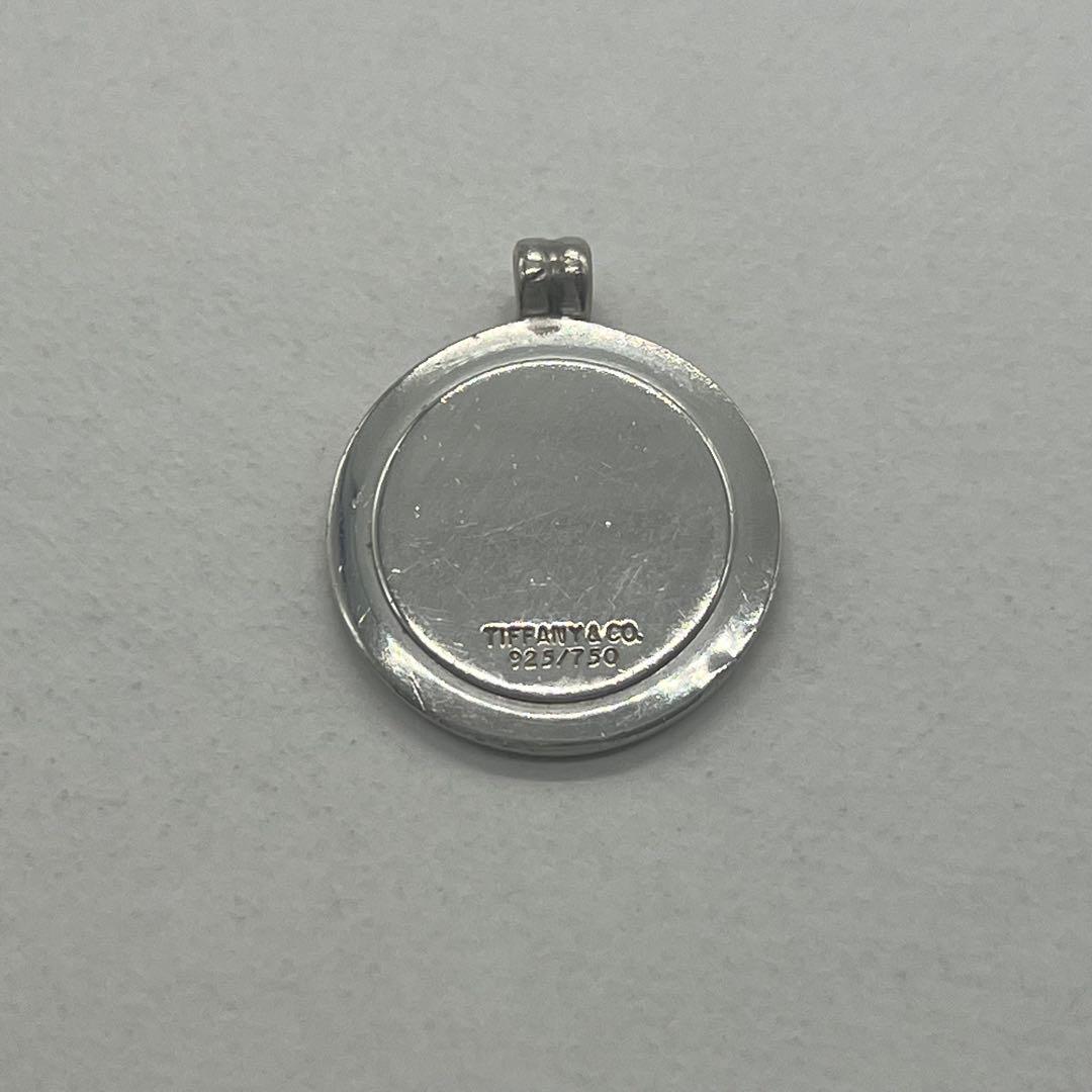 Refind046の【中古】ティファニー TIFFANY&CO 旧ロゴ コインネックレストップ コンビ メンズ レディース ヴィンテージ オールド シルバー925 アクセサリー｜アングル3