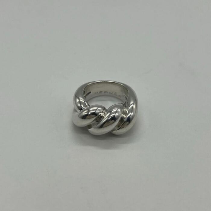 【中古】エルメス HERMES トルサード リング 表記サイズ 49 SV925