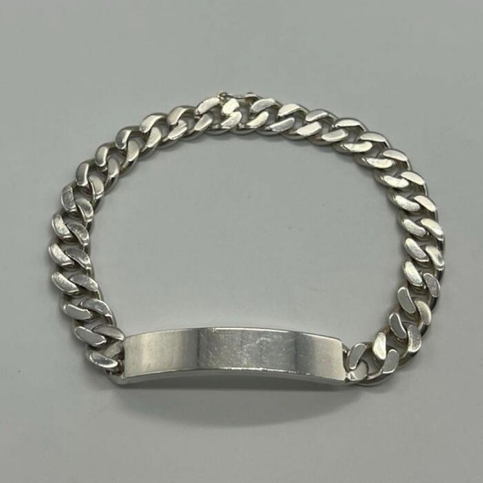 【中古】ティファニー TIFFANY IDブレスレット 喜平チェーン オールド