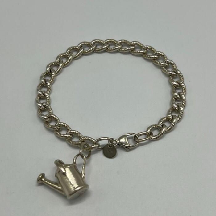 【中古】ティファニー TIFFANY じょうろ ツイストロープリンクブレスレット