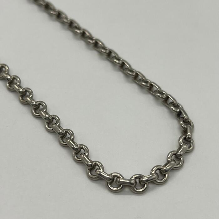 極美品 ティファニー オーバルリンク チェーン 51cm ネックレス オーバルリンク チェーンネックレス K18YG