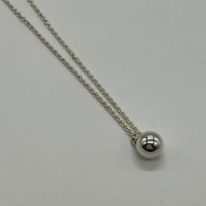 【中古】ティファニー TIFFANY ハードウェア ボールペンダント ネックレス