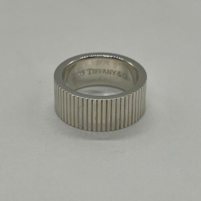 【中古】ティファニー TIFFANY コインエッジ リング 11号 SV925