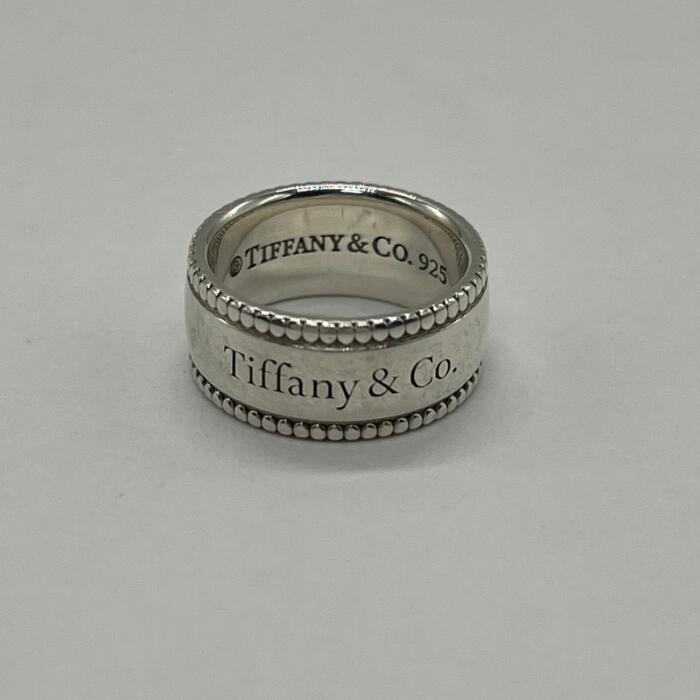 【中古】ティファニー TIFFANY ミルグレイン リング 6号 SV925