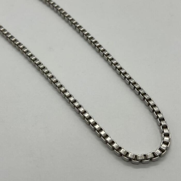 【中古】ティファニー TIFFANY ベネチアン チェーン ネックレス SV925