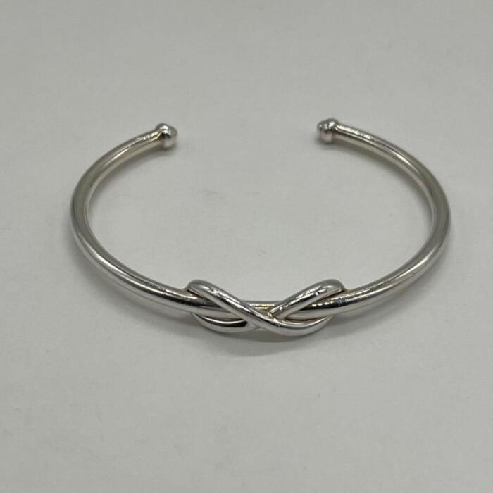 【極美品】TIFFANY&Co. ティファニー インフィニティ バングル TIFFANY&Co.（ティファニー） インフィニティカフ バングル 18金 K18