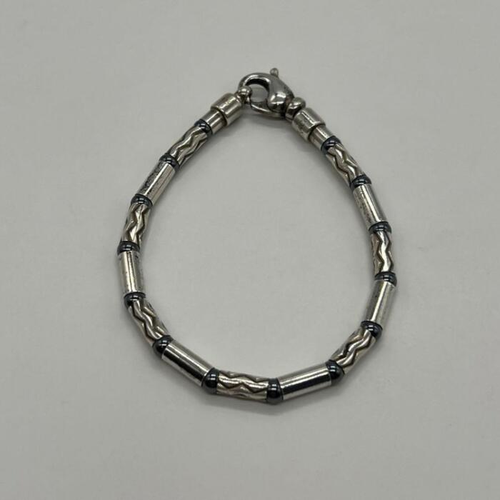 【中古】ティファニー TIFFANY アズテック ジグザグ ブレスレット ヘマタイト