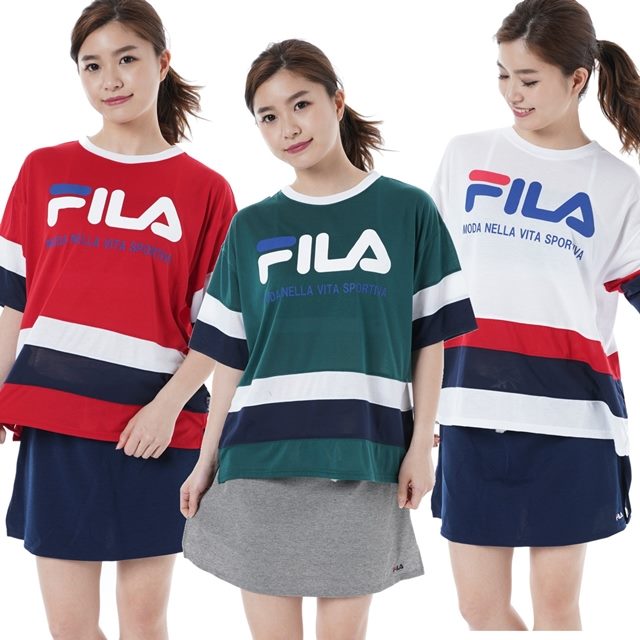 FILA フィラ 水着 レディース タンキニ タンキニ水着 体型カバー セパレート 10代 20代 中学生 高校生 ティーン ジュニア 小学高学年 スポーツブラ ショートパンツ 4点セット グリーン ホワイト レッド 7S 9M