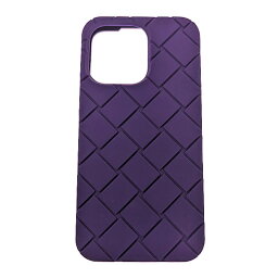 ボッテガ・ヴェネタ スマホケース Bottega Veneta　ボッテガヴェネタ　iPhone13Pro ケース　ラバーシリコン　パープル　紫　ブランド小物　スマホカバー　ユニセックス