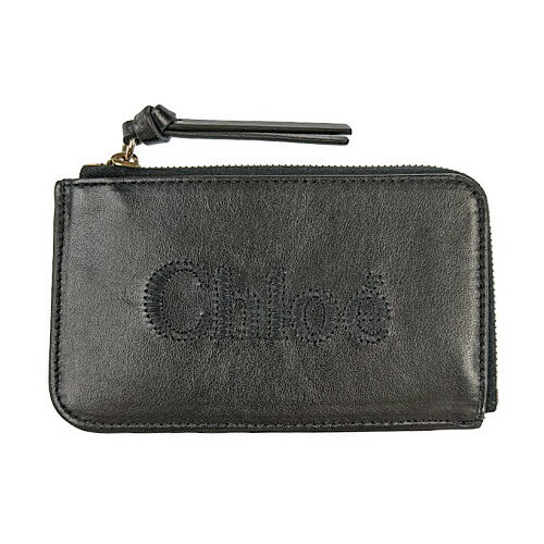 クロエ Chloe　クロエ　Senseスモールパース　CHC23SP866I10001　レザー　ブラック　財布　コインケース　カードケース