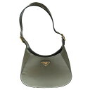 PRADA プラダ レザーショルダーバッグ 1BC179 レザー カーキ バッグ ショルダーバッグ ハンドバッグ 手提げ 肩掛け レディース