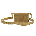 Bottega Veneta ボッテガヴェネタ キャンディ カセット ショルダーバック 666688 レザー エイコーン ブラウン系 マキシイントレチャート バ...