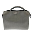 FENDI フェンディ ピーカブー アイシーユー スモール 7VA530 レザー グレー系 バッグ ハンドバッグ ショルダーバッグ 2WAY