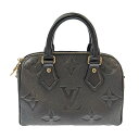 Louis Vuitton LV ルイヴィトン スピーディ・バンドリエール20 M58953 ICチップ反応有 モノグラム・アンプラント レザー ブラック バッグ ハンドバッグ ショルダーバッグ 2WAY(4)