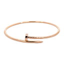 Cartier カルティエ ジュストアンクル SM B6062518 18サイズ 750PG K18PG ピンクゴールド アクセサリー ジュエリー JW BJ ブランドジュエリー 宝飾品 レディース ブレスレット 付属品 箱 保証書
