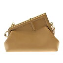 FENDI フェンディ ファースト スモール レザーバッグ 8BP129 レザー ブラウン バッグ ショルダーバッグ