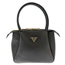 PRADA プラダ ヴィッテロダイノ スモール ハンドバッグ 2WAY 1BC145 レザー ブラック バッグ ショルダーバッグ