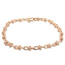 Tiffany&Co. TIFFANY ティファニー ハードウェア マイクロリンク ミディアムサイズ 60416990 750PG K18PG ピンクゴールド アクセサリー ジュエリー JW 宝飾品 レディース ブレスレット BJ ブランドジュエリー 付属品 箱