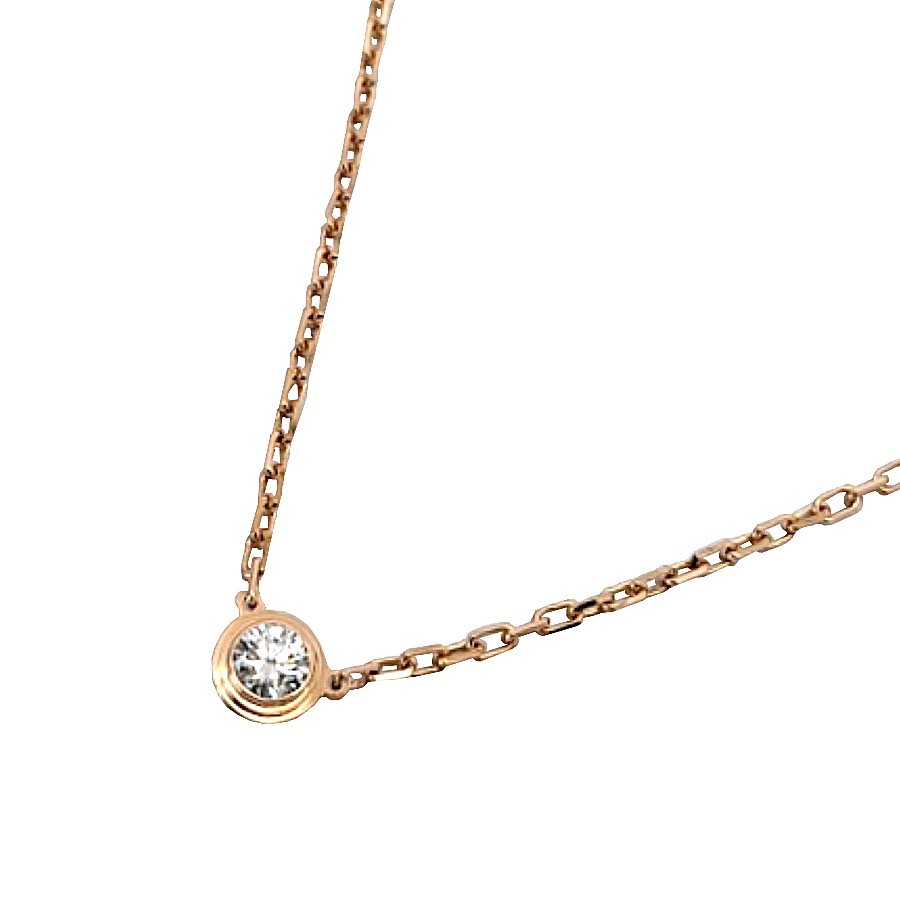 Cartier カルティエ ダムール スモール B7215700 750PG K18PG ピンクゴールド ダイヤモンド アクセサリー ジュエリー JW 宝飾品 レディース BJ ブランドジュエリー ネックレス 付属品 保証書 箱のサムネイル
