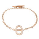 HERMES エルメス シェーヌダンクル コントゥール H122404B 750PG K18PG ピンクゴールド ダイヤモンド 0.16ct アクセサリー ジュエリー JW 宝飾品 レディース BJ ブランドジュエリー ブレスレット 付属品 保証書 箱