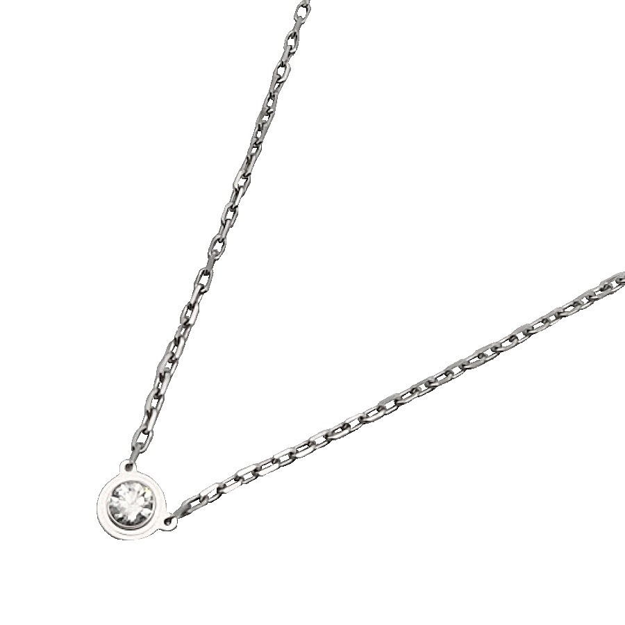 Cartier　カルティエ　ダムール スモール　B7215900　2020年製　750WG　K18WG　ホワイトゴールド　ダイ..