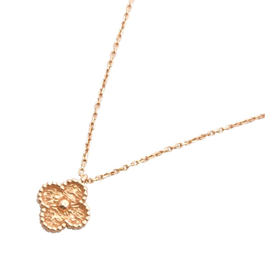 Van Cleef＆Arpels　VCA　ヴァンクリーフ＆アーペル　スウィート アルハンブラ　750PG　K18PG　ピンクゴールド　アクセサリー　ジュエリー　JW　宝飾品　レディース　BJ　ブランドジュエリー　ネックレス　付属品　箱のサムネイル
