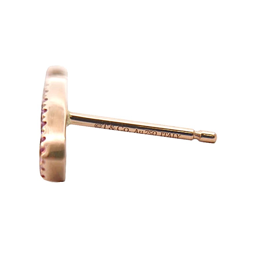 Tiffany&Co. TIFFANY ティファニー Tスマイル ピンクサファイアピアス 750PG K18PG ピンクゴールド reflet-zeniya-10007140 ブランドショップルフレ楽天市場店 サンプル画像3