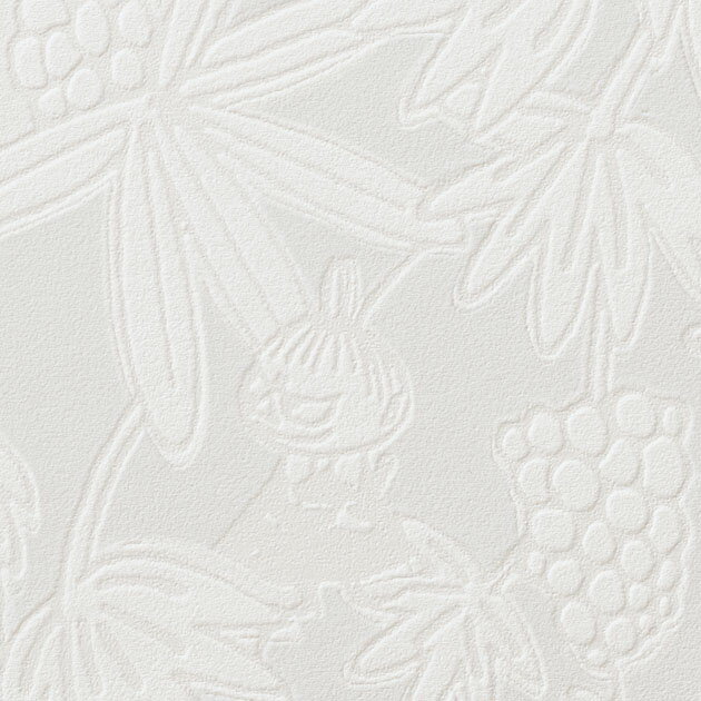 壁紙 クロス のりなし サンゲツ 品番：FE76700 FINE(ファイン)2023-2026 MOOMIN 白系 フェミニン 不燃 準不燃