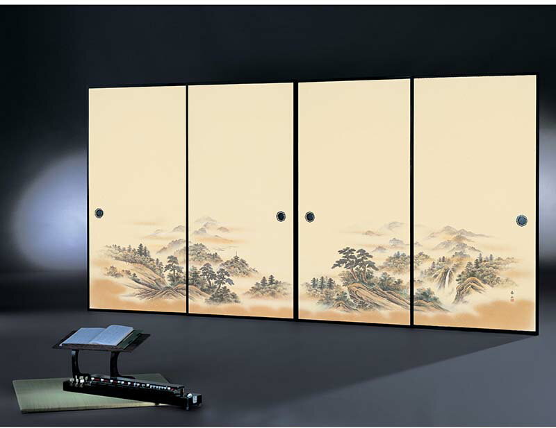 【最大500円OFF★P2倍】高級織物襖紙 株式会社太陽 朱雀第11集 158 4枚組 標準サイズ 巾97cm×丈203cm 単..