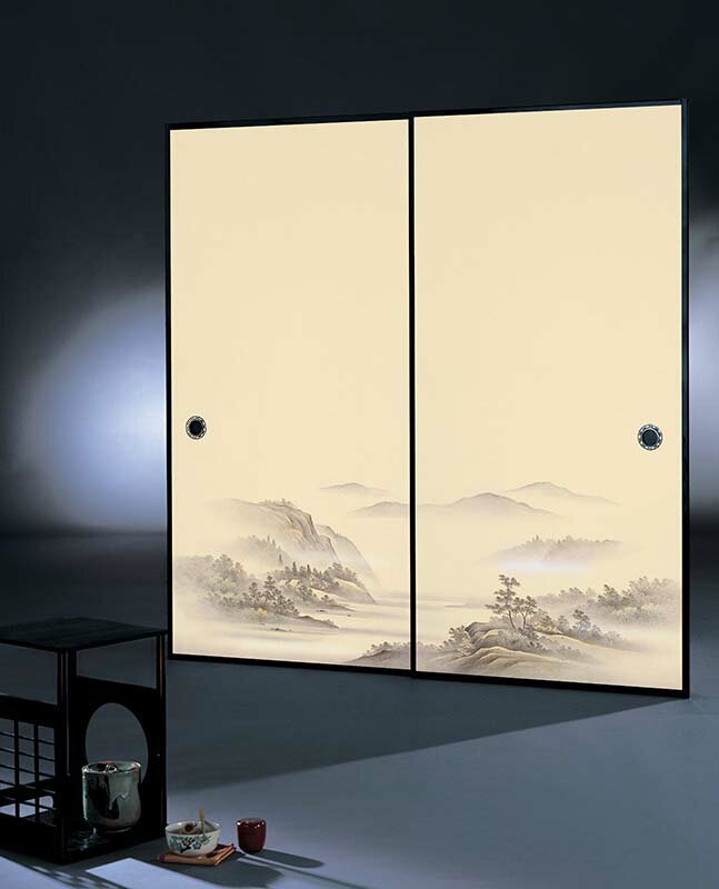 【最大500円OFF★P2倍】高級織物襖紙 株式会社太陽 朱雀第11集 163 2枚組 標準サイズ 巾97cm×丈203cm 単..