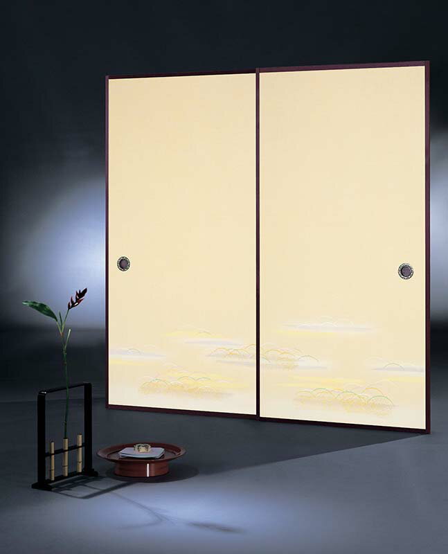 【最大500円OFF★P2倍】高級織物襖紙 株式会社太陽 朱雀第11集 166 2枚組 標準サイズ 巾97cm×丈203cm 単..