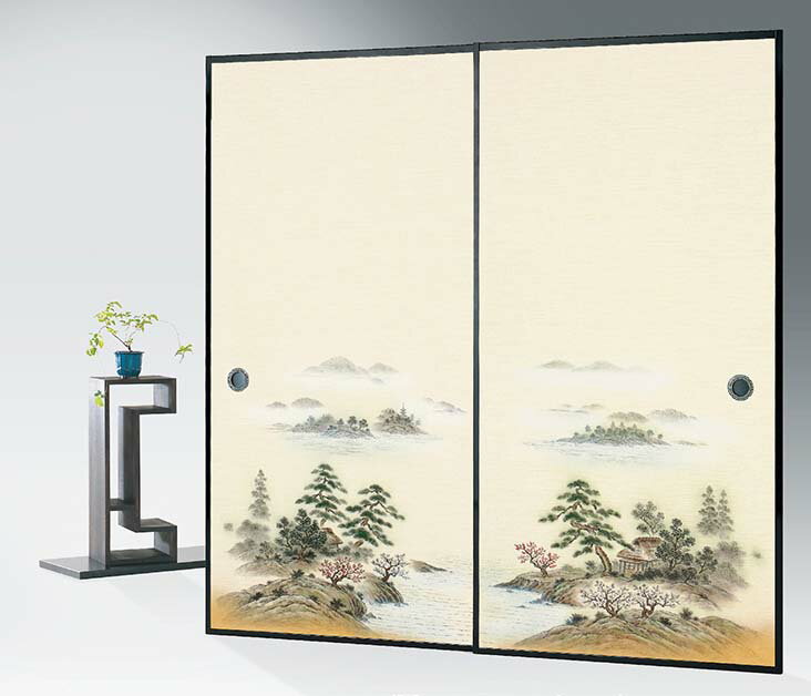 【最大500円OFF★P2倍】織物襖紙 株式会社太陽 近江第10集 907 2枚組 二間半 巾120cm×丈203cm 単位販売 ..