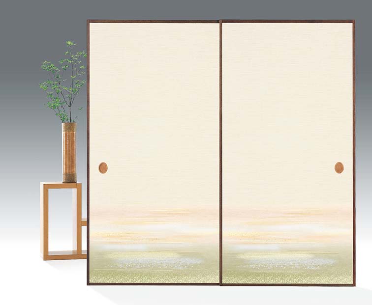 【最大500円OFF★P2倍】織物襖紙 株式会社太陽 近江第10集 920 1枚柄 二間半 巾120cm×丈203cm 単位販売 ..