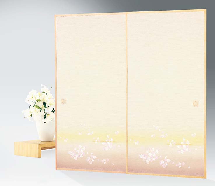 織物襖紙 株式会社太陽 近江第10集 921 1枚柄 標準サイズ 巾100cm×丈203cm 単位販売 柄の高さ58cm シッ..