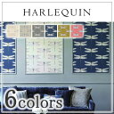 輸入壁紙 イギリス製 HARLEQUIN(ハーレクイン)：HARLEQUIN(ハーレクイン) 品番：111239,111241,111242,111243,111244,111245 Demoiselle 1ロール(巾52cm×10.058cm)単位販売 不織布 準不燃