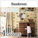 輸入壁紙 イギリス製 Sanderson(サンダーソン)：Sanderson(サンダーソン) 品番：214041,214042,214043,214044 Two by Two 1ロール(巾68.6cm×10.05m)単位販売 紙 F☆☆☆☆ 不燃