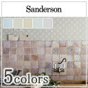 輸入壁紙 イギリス製 Sanderson(サンダーソン)：Sanderson(サンダーソン) 品番：214058,214059,214060,214061,214062 Florrie 1ロール(巾52cm×10.05m)単位販売 不織布 F☆☆☆☆ 不燃