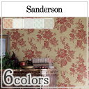 輸入壁紙 イギリス製 Sanderson(サンダーソン)：Sanderson(サンダーソン) 品番：214092,214093,214094,214095,214096 Lyon 1ロール(巾52cm×10.05m)単位販売 不織布 F☆☆☆☆ 不燃