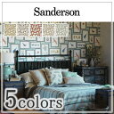 輸入壁紙 イギリス製 Sanderson(サンダーソン)：Sanderson(サンダーソン) 品番：213396,213397,213398,213399,213400 Picture Gallery 1ロール(巾68.6cm×10.05m)単位販売 不織布 F☆☆☆☆ 準不燃