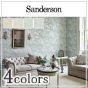 輸入壁紙 イギリス製 CHISWICK GROVE WALLPAPERS：Sanderson(サンダーソン) 品番：216385,216386,216387,216388 ChiswickGrove 1ロール(巾68.6cmx10m)単位販売 不織布 F☆☆☆☆ 不燃