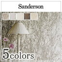 輸入壁紙 イギリス製 WOODLAND WALK WALLPAPERS：Sanderson(サンダーソン) 品番：215693,215694,215695,215696,215697 MeadowCanvas 1ロール(巾52cmx10m)単位販売 不織布 F☆☆☆☆ 不燃