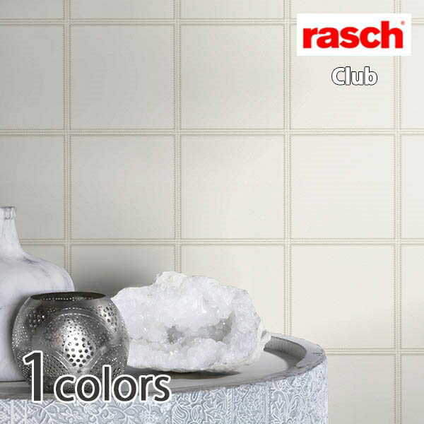 輸入壁紙 ドイツ製 rasch(Club)：rasch(ラッシュ) 品番：419009,419016,419023,576467 レザーステッチ 1ロール(53cm×10m)単位販売 フリース F☆☆☆☆ 準不燃