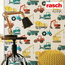 輸入壁紙 ドイツ製 Onszelf Stories：rasch(ラッシュ) 品番：553277 玩具 1ロール(53cm×10m)単位販売 フリース F☆☆☆☆ 準不燃