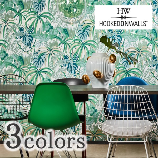 【11/4〜P2倍＆最大1000円OFFクーポン】輸入壁紙 ベルギー製 HOOKED ON WALLS Selection(フックドオンウォールズセレクション)：HOOKED ON WALLS(フックドオンウォールズ) 品番：36514,36511,36510 1ロール(巾52cmx10m)単位販売 不織布 F☆☆☆☆ 準不燃