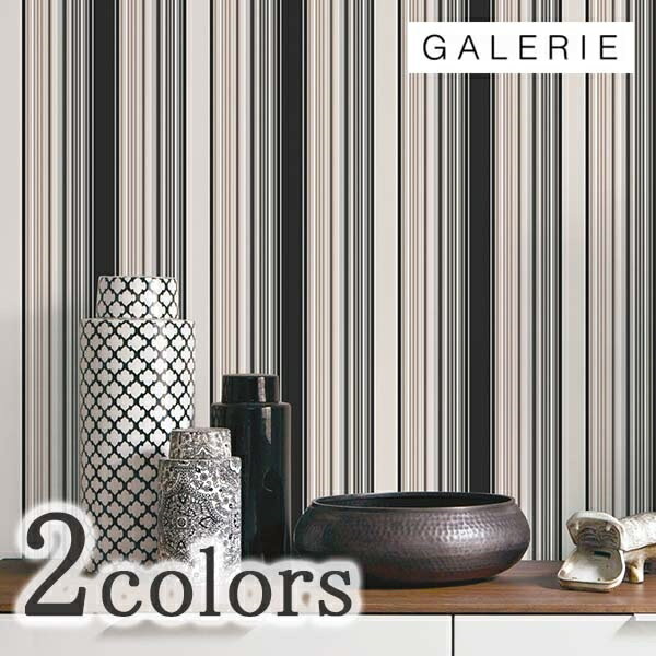 輸入壁紙/イギリス製/PLAINS&STRIPES（プレーンズ＆ストライプス）：GALERIEメーカー品番：G67527,G67530/1ロール（53×10m）単位販売/不織布/F☆☆☆☆/準不燃