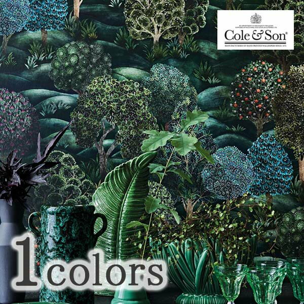 壁紙 クロス のりなし 輸入壁紙 イギリス製 MANOUR HOUSE マナーハウス Cole＆Son コールアンドサン 品番 115/9028 1ロール 巾70cmx10m単位販売 不織布 F☆☆☆☆ 準不燃