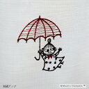 MOOMIN ムーミン レースカーテン UMBRELLA / アンブレラ 100×198cm (メーカー直送品)【ウォッシャブル/ホワイト/ドロップ/雨/傘】 3