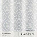 MOOMIN ムーミン レースカーテン HISHIGATA / ヒシガタ 100×133cm (メーカー直送品)【ウォッシャブル/ホワイト/ボタニカル/植物】 2