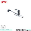[KM5091TF] KVK 水栓 シングルシャワー付混合栓 KM5091シリーズ 260mmパイプ付