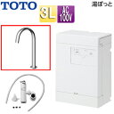 【3年あんしん保証付】【送料無料】TOTO 小型電気温水器 湯ぽっと 壁掛 元止式 貯湯式 手洗洗面用 本体+自動水栓 排水栓なし TLE24008J 100V 3L わきあげ温度:約70度 REAH03B11RS24LK